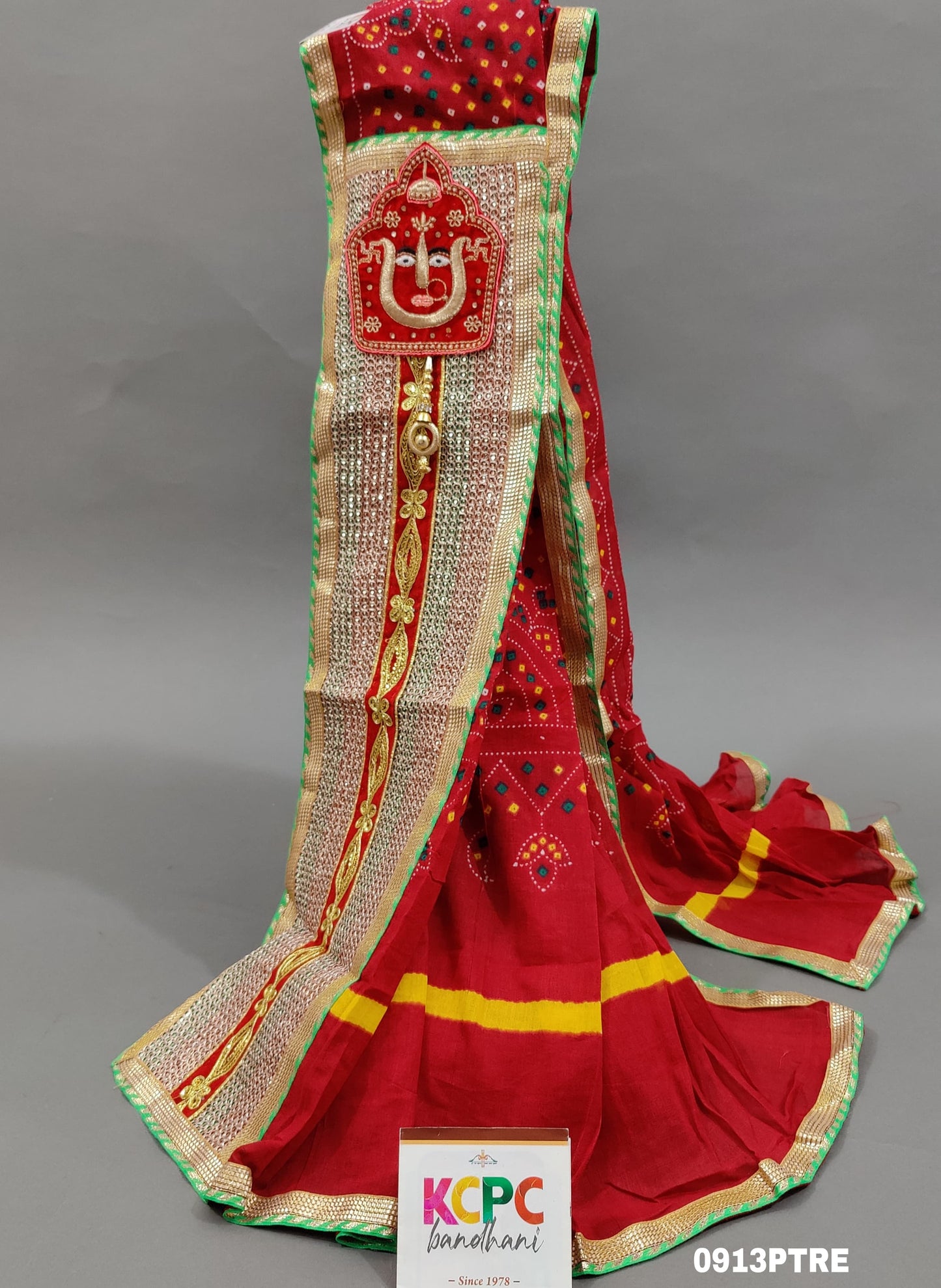 Bhadi Mavad Special KCPC Cotton Marwadi Chunri in Broach Odhna Stole