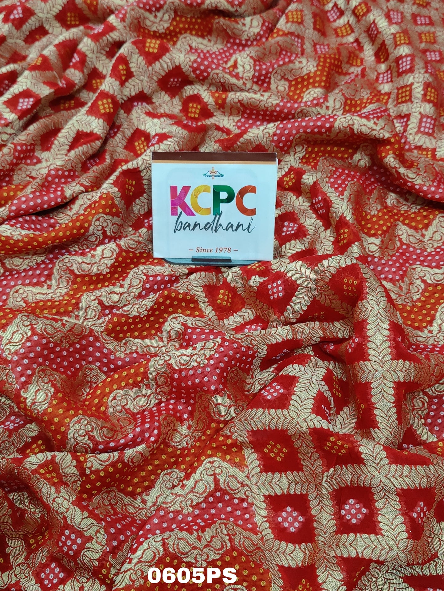 KCPC Launch New Karwachauth Special Bridal Wear Pure Khaddi Georgette Saree,CC