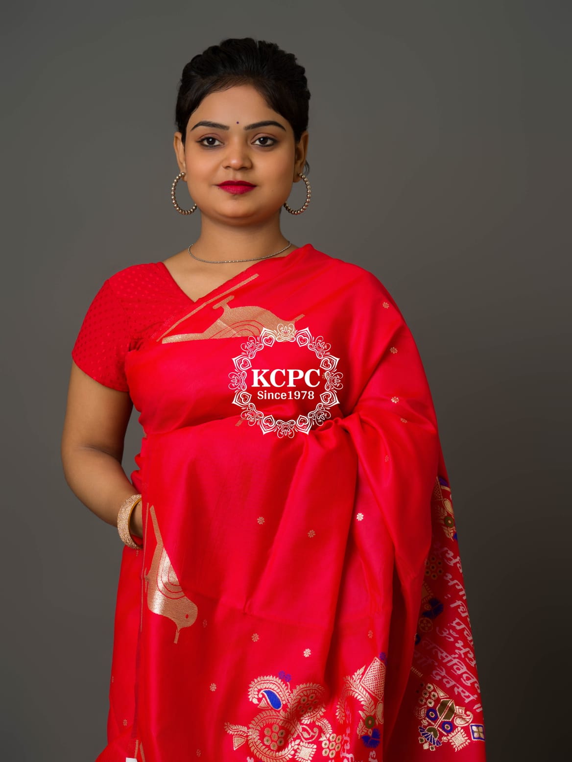 New KCPC Designer Banarasi Silk Zari Weaving Saree With Blouse,DC