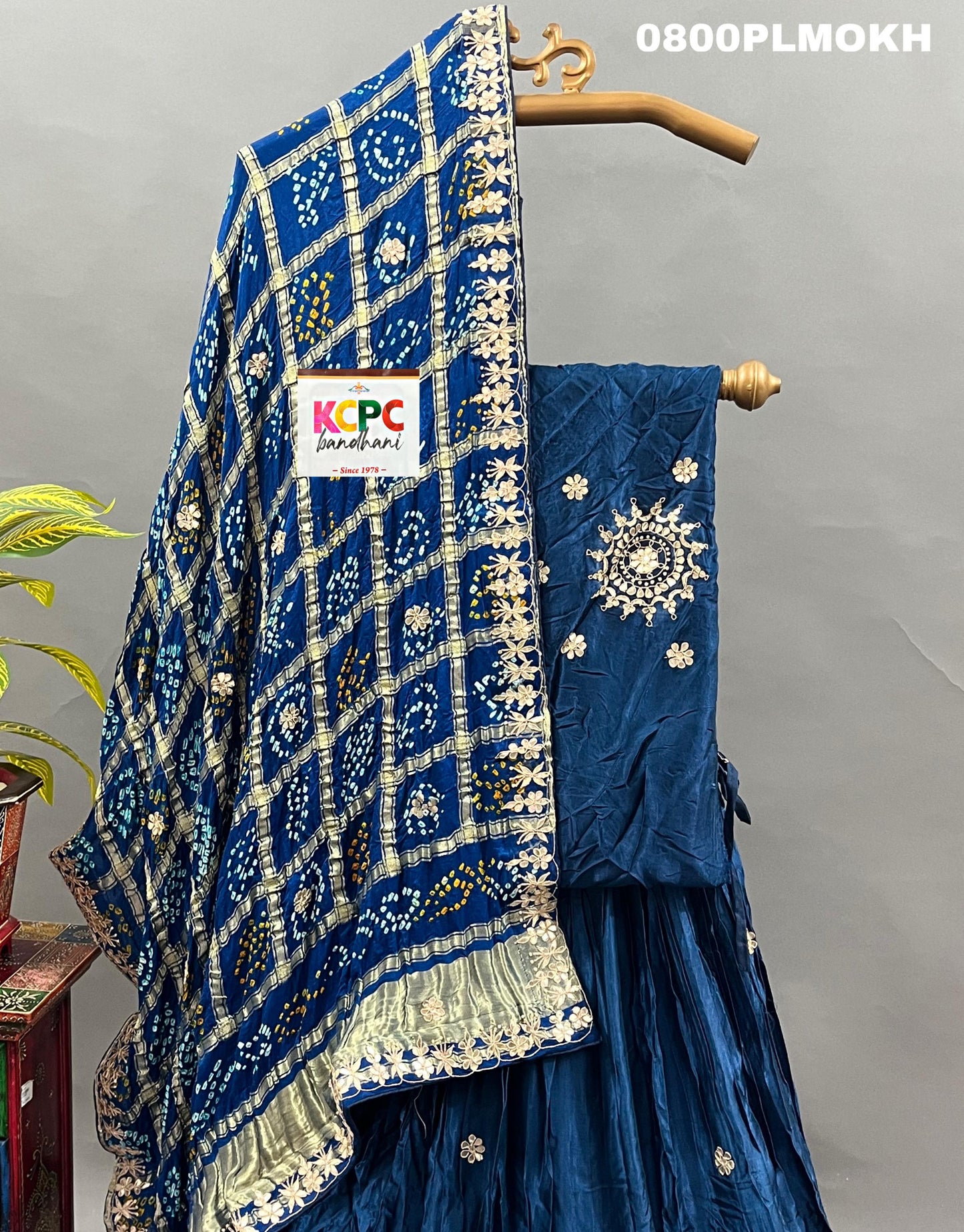 KcPc New Pure Gajji Silk Lehenga With Pure Gajji Silk Dupatta With Gorgeous Gotapatti Handwork,RGC