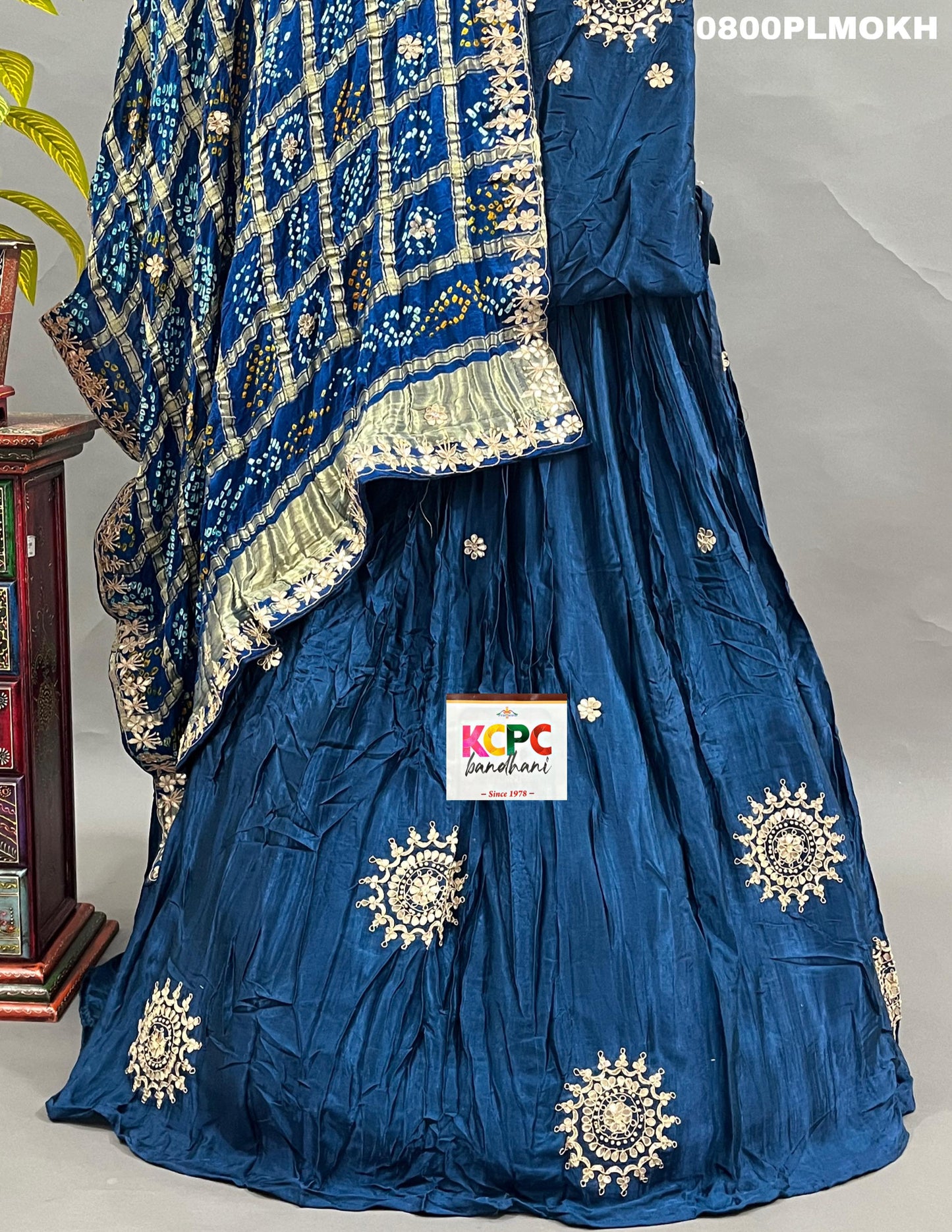 KcPc New Pure Gajji Silk Lehenga With Pure Gajji Silk Dupatta With Gorgeous Gotapatti Handwork,RGC