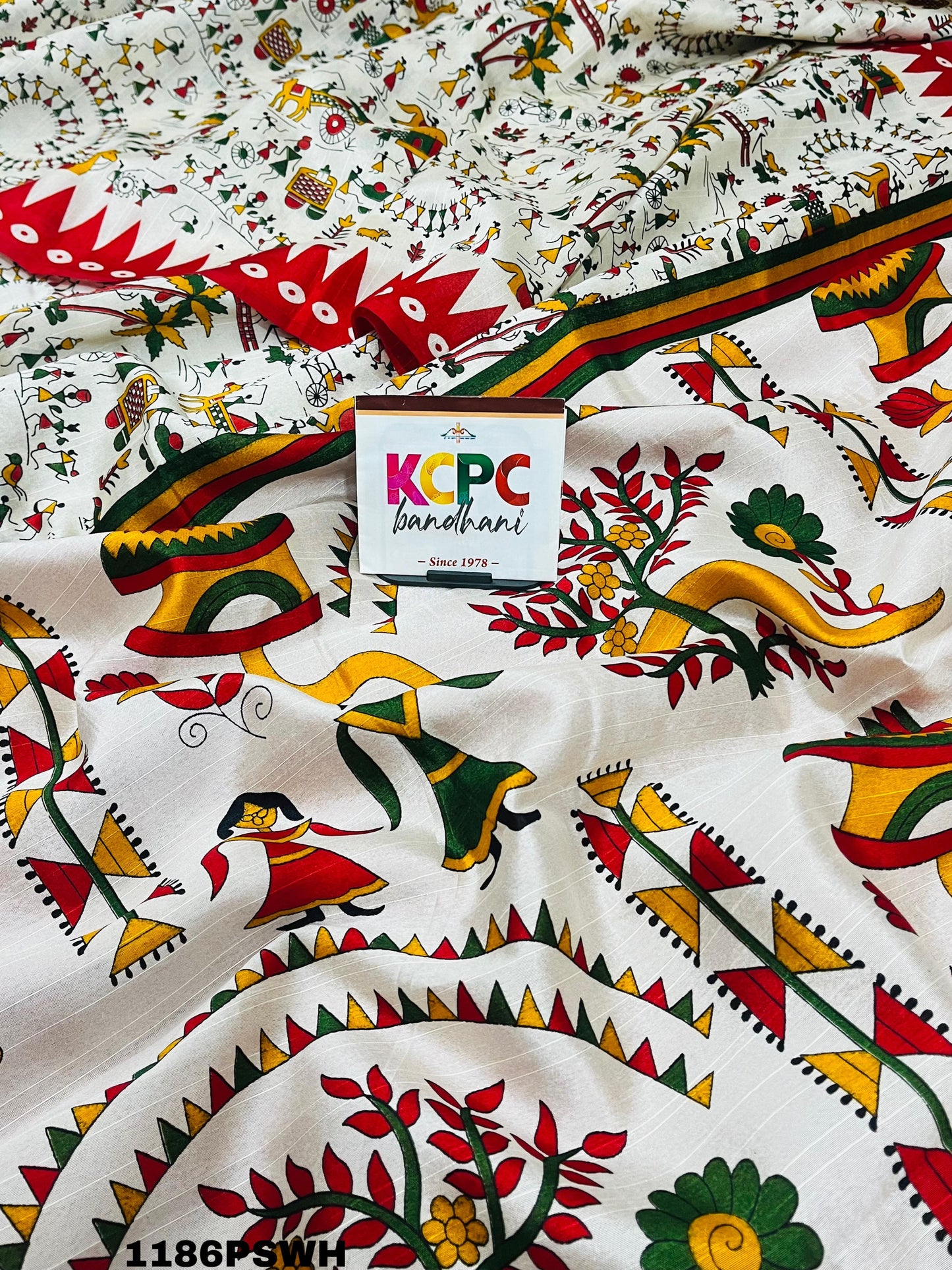 KCPC Latest New cotton silk Fabric printed Saree,APL