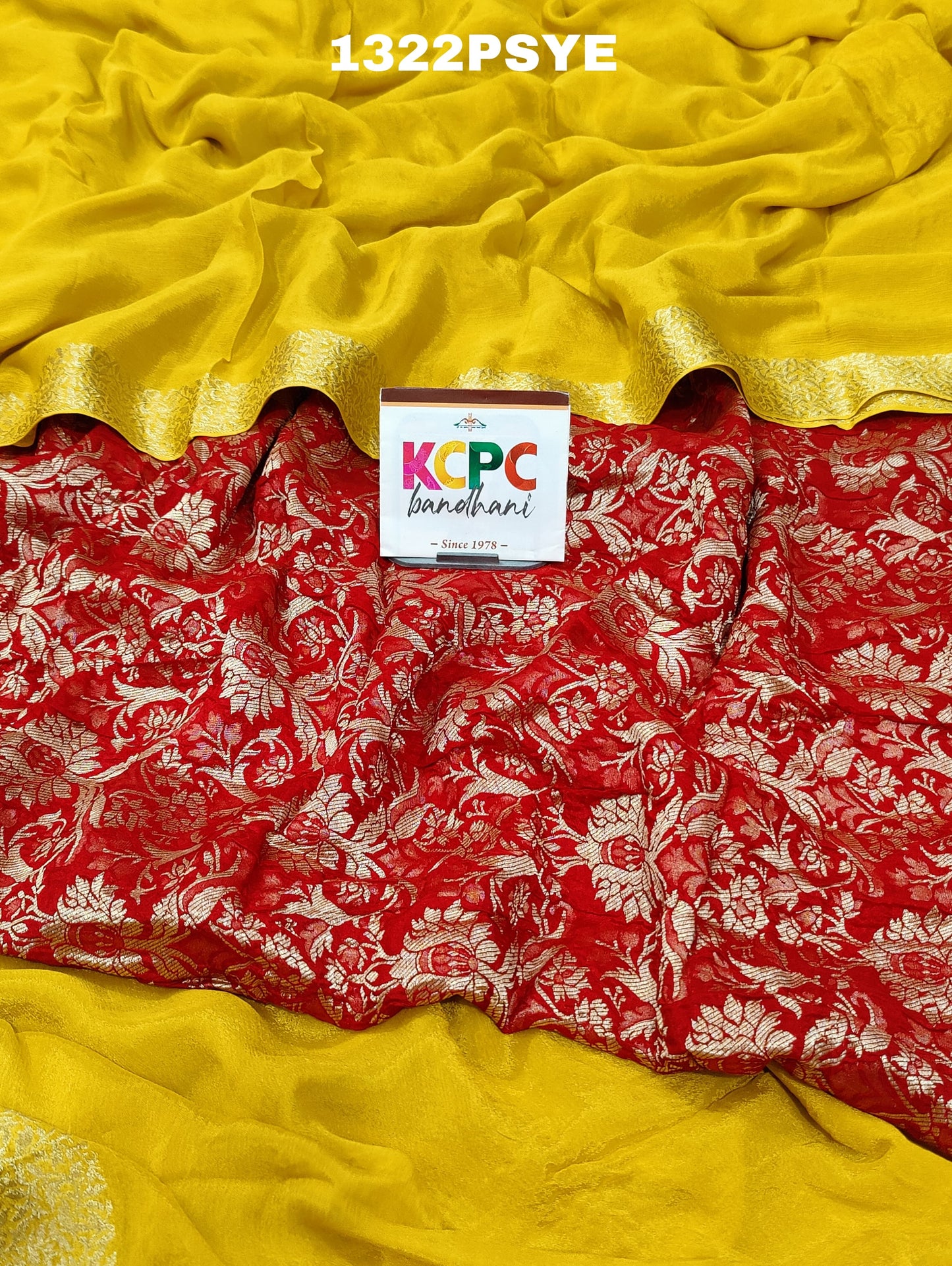 KcPc New arrival Pure ojariya Chinon Beautiful Zari border Pallu saree,MAHA