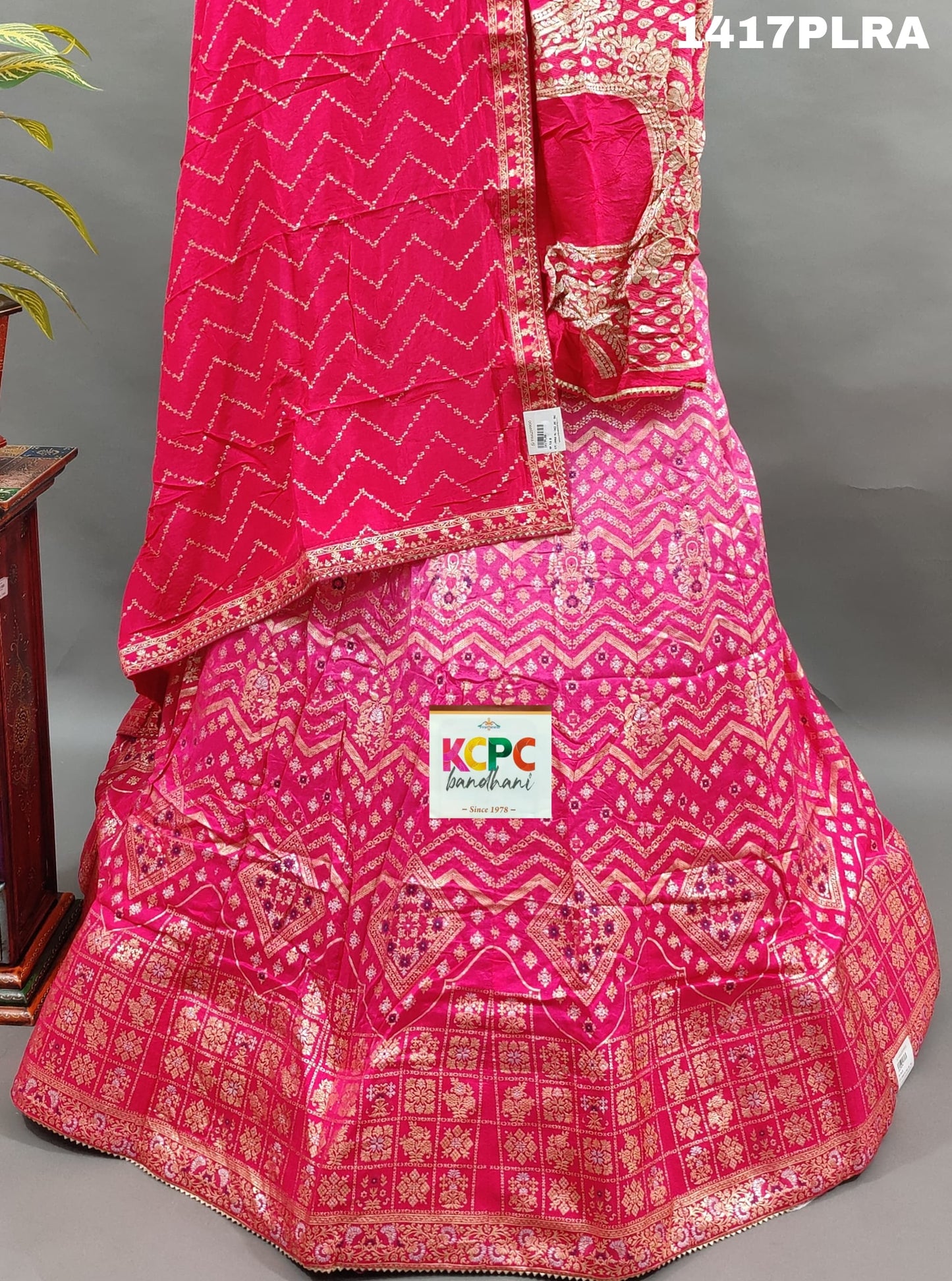 KcPc New munga Silk Banarasi Meenakshi Zari lehenga Set ,RAJ