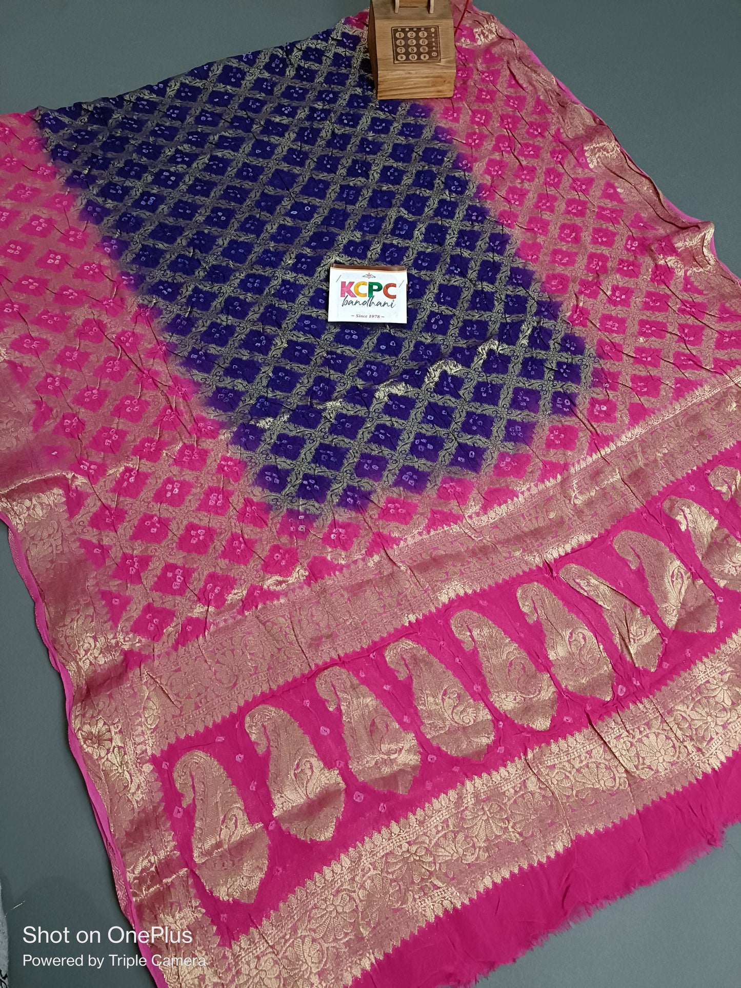 New  Pure Georgette Banarasi Bandhani Dupatta