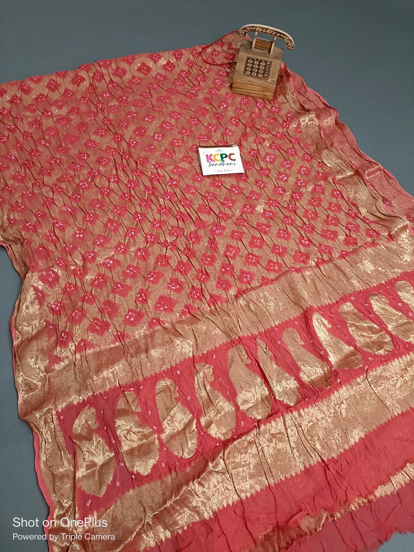 New  Pure Georgette Banarasi Bandhani Dupatta