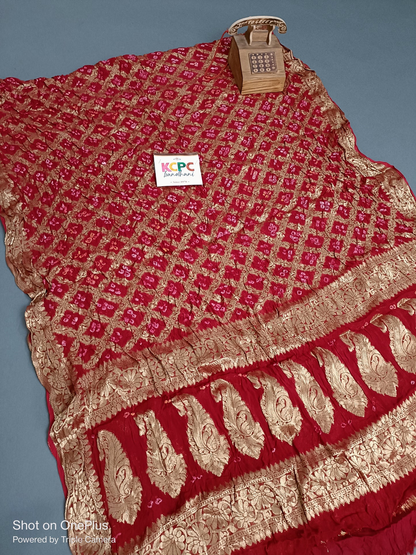 New  Pure Georgette Banarasi Bandhani Dupatta