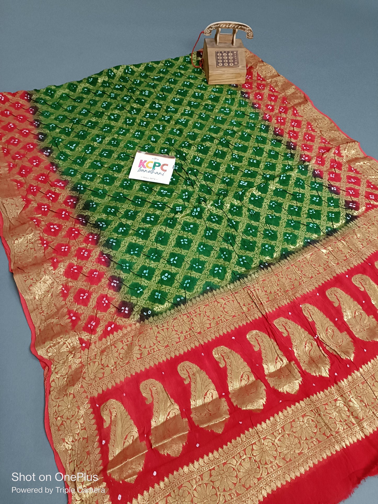 New  Pure Georgette Banarasi Bandhani Dupatta