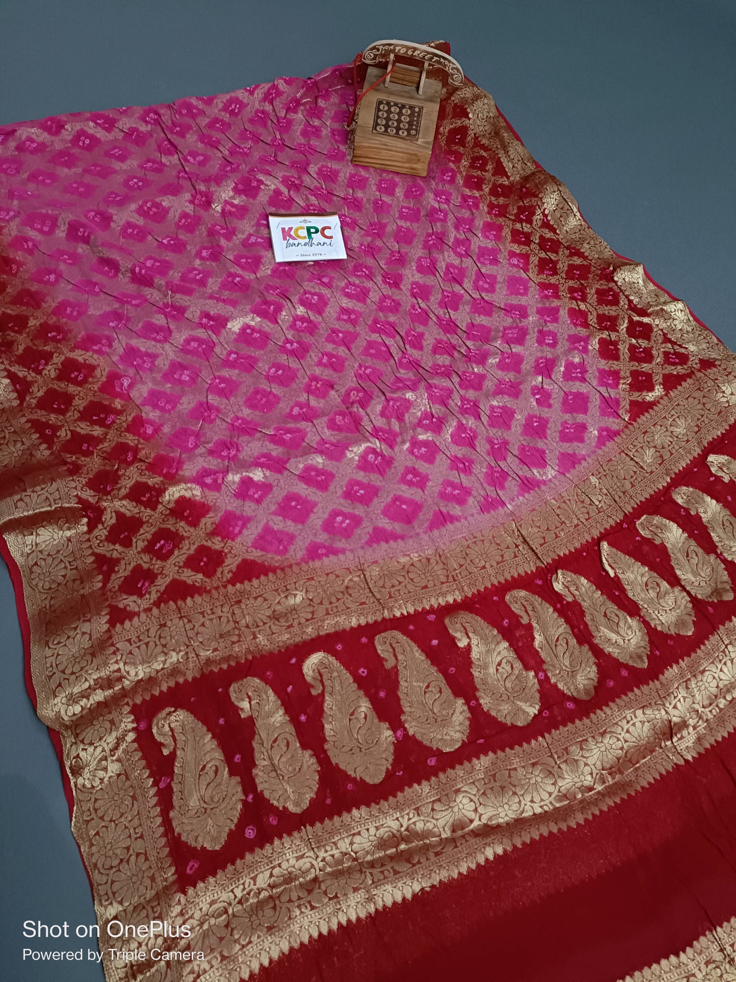 New  Pure Georgette Banarasi Bandhani Dupatta