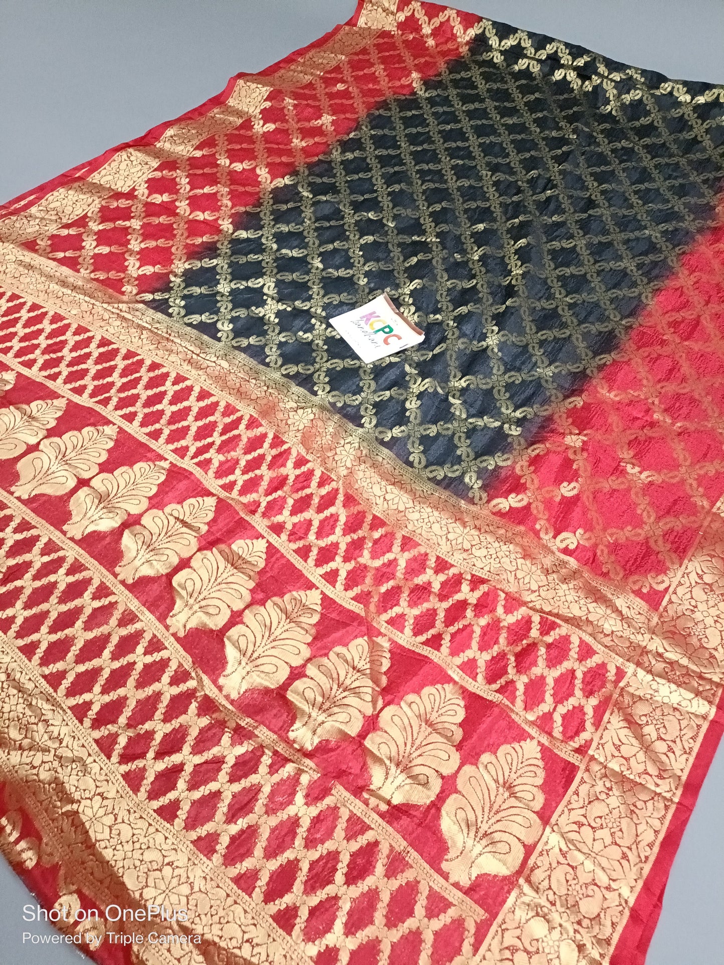 KcPc Originals Rajasthani Banarasi Double Kerry Ghatchola Sarees