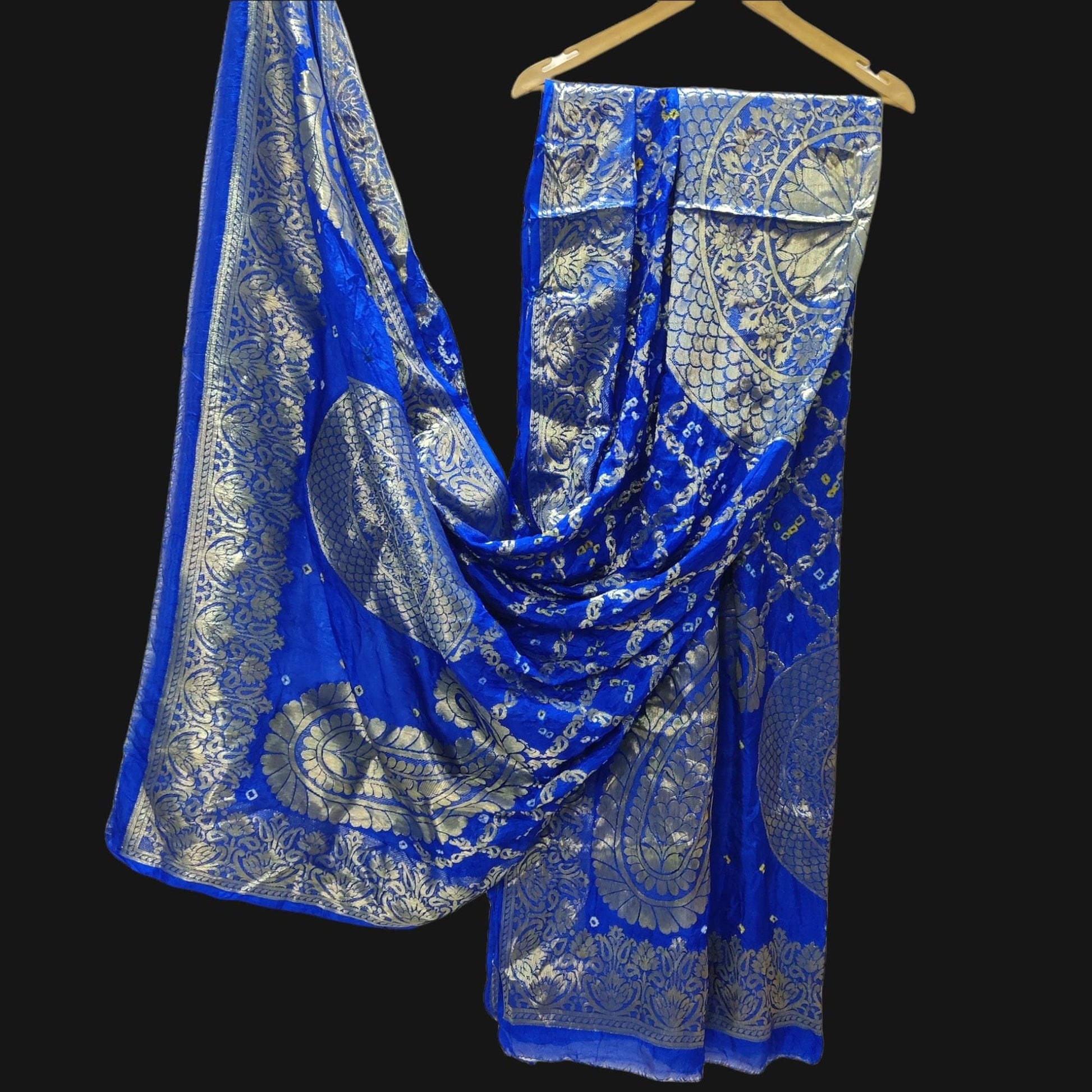 Banarasi Bandhej Gharchola Kerry Chand Dupatta Or Kc Firoji