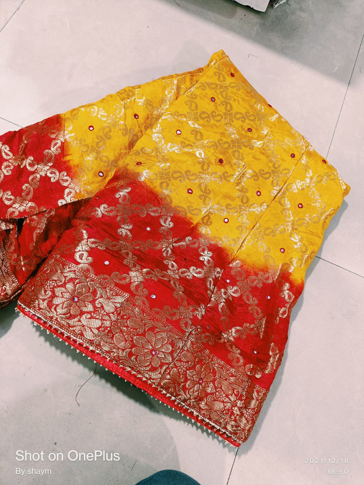 Rajasthani Banarasi Bandhej Ghatchola Mirror Work Lehenga Nr Kml Lehenga