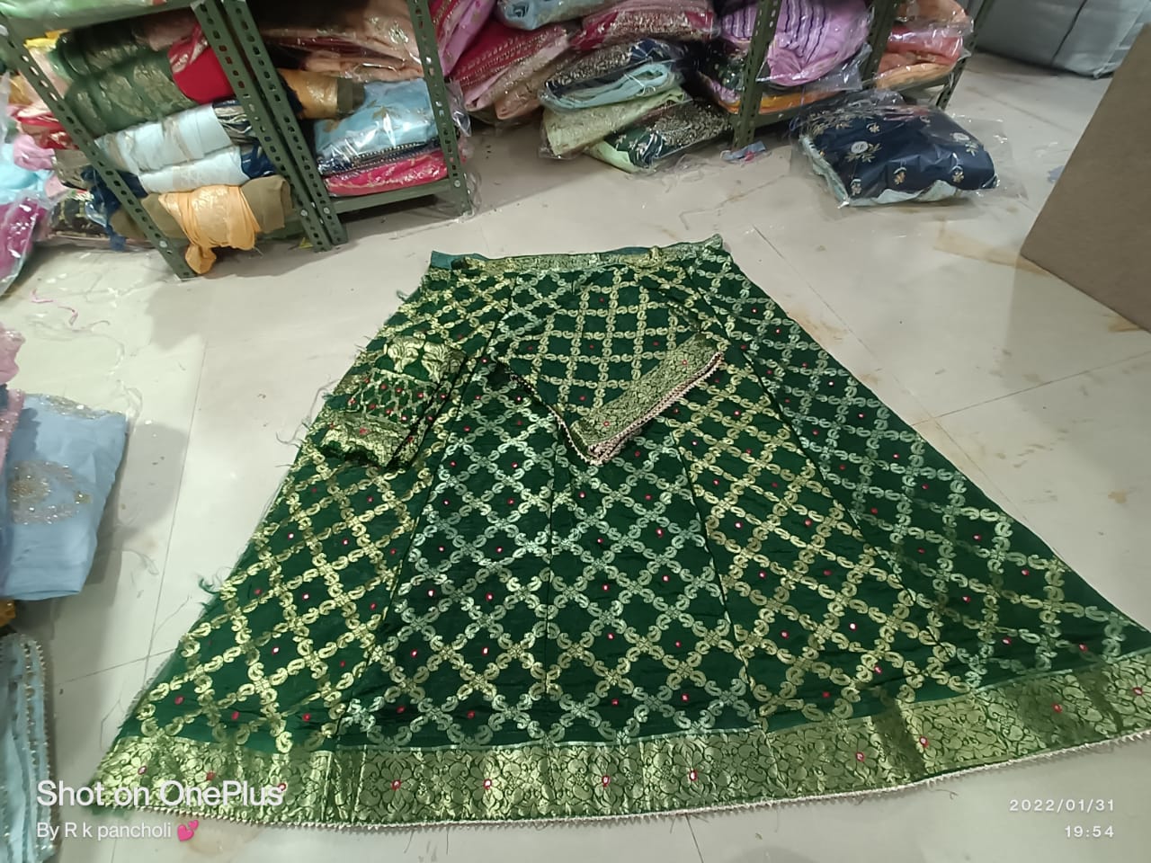 Rajasthani Banarasi Bandhej Ghatchola Mirror Work Lehenga Nr Kml Lehenga