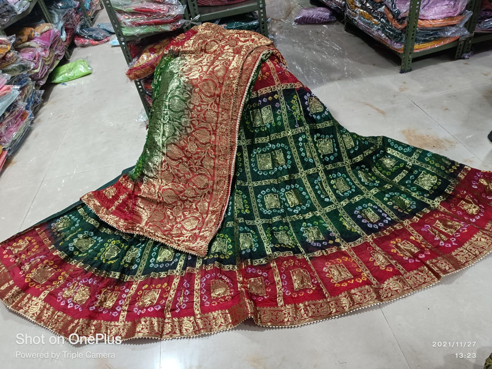 Latest Ghatchola Bandhani Rajasthani Lahanga With Bandhej Dupatta Nr Kml Lehenga