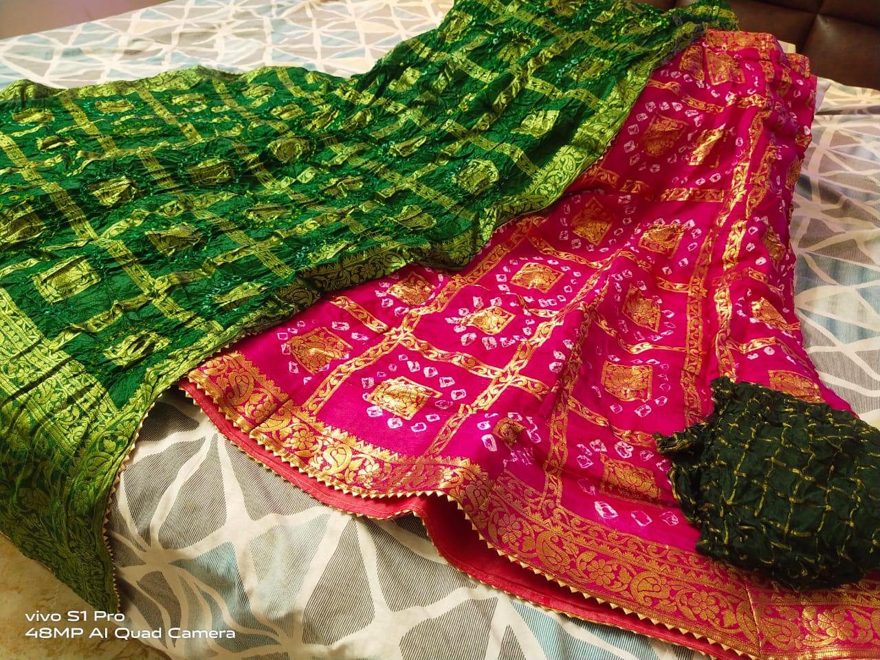 Latest Ghatchola Bandhani Rajasthani Lahanga With Bandhej Dupatta Nr Kml Rani Green Lehenga