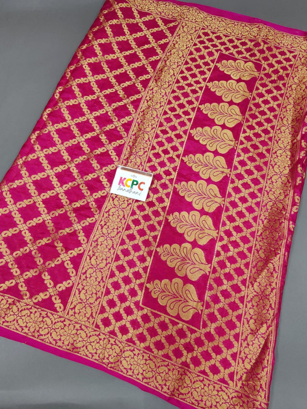 KcPc Originals Rajasthani Banarasi Double Kerry Ghatchola Sarees