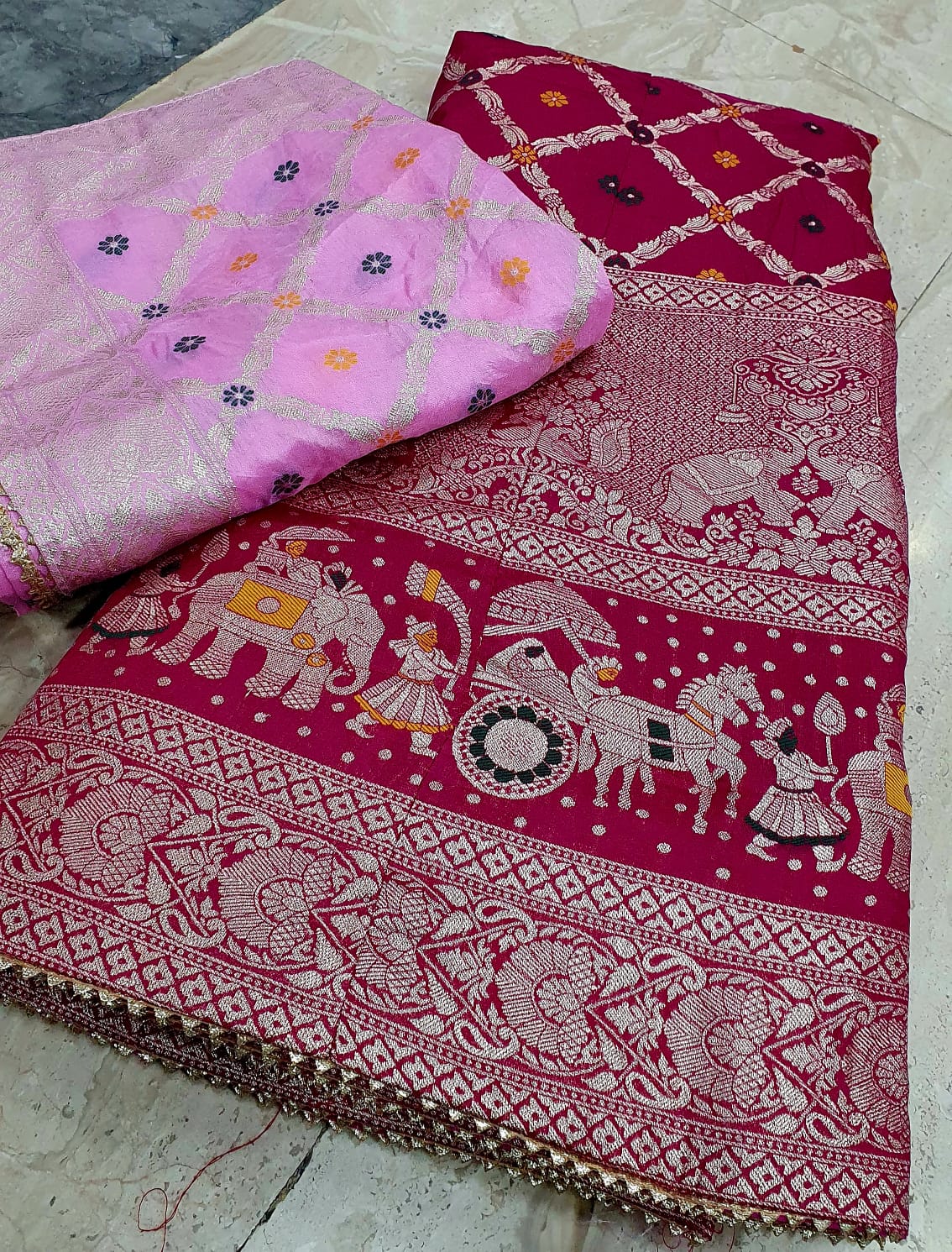 Pure banarasi dolo silk lehenga