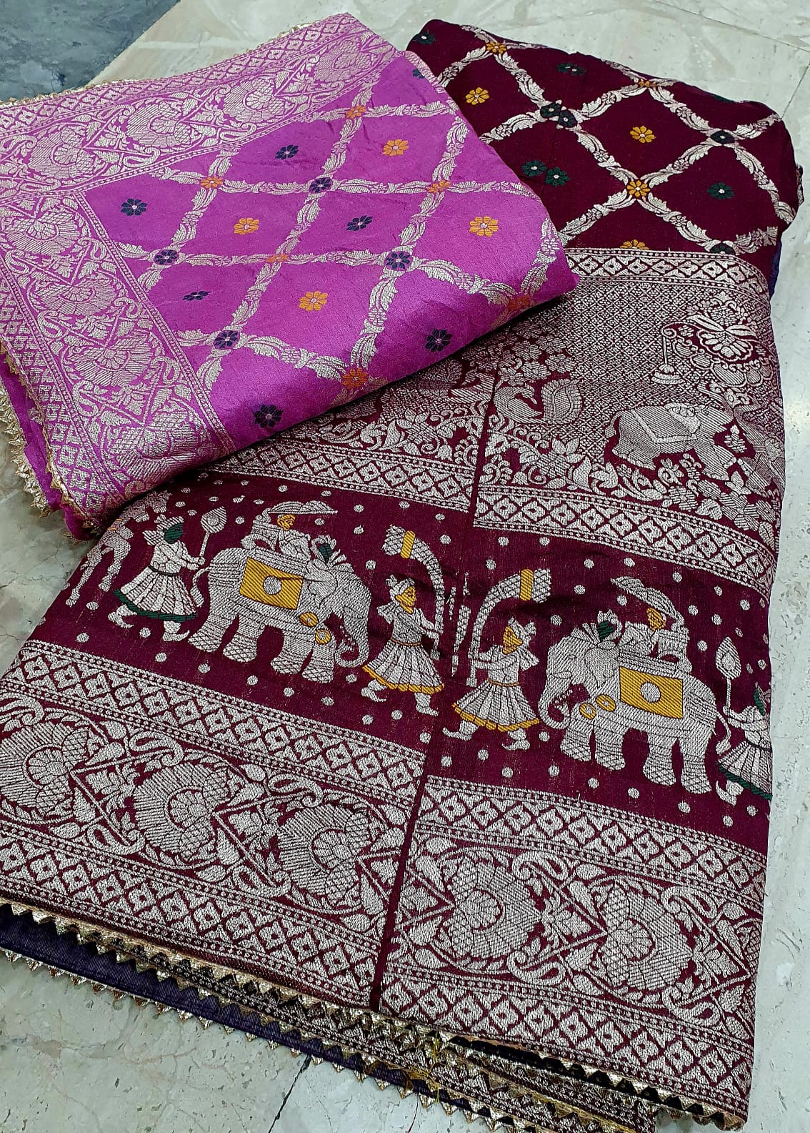 Pure banarasi dolo silk lehenga