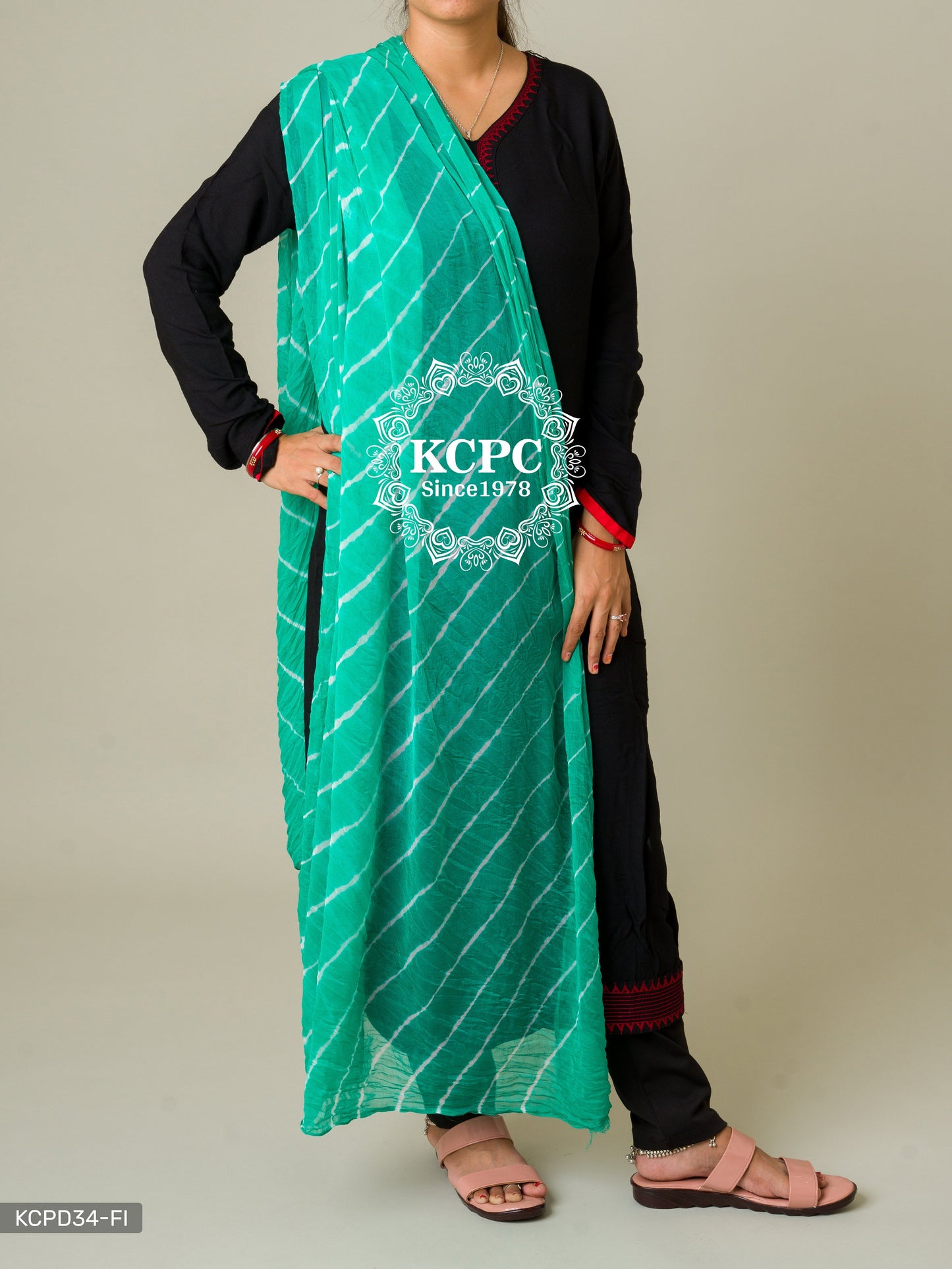 Kcpc Originals Handmade Chiffon Leheriya Dupattas Dupatta