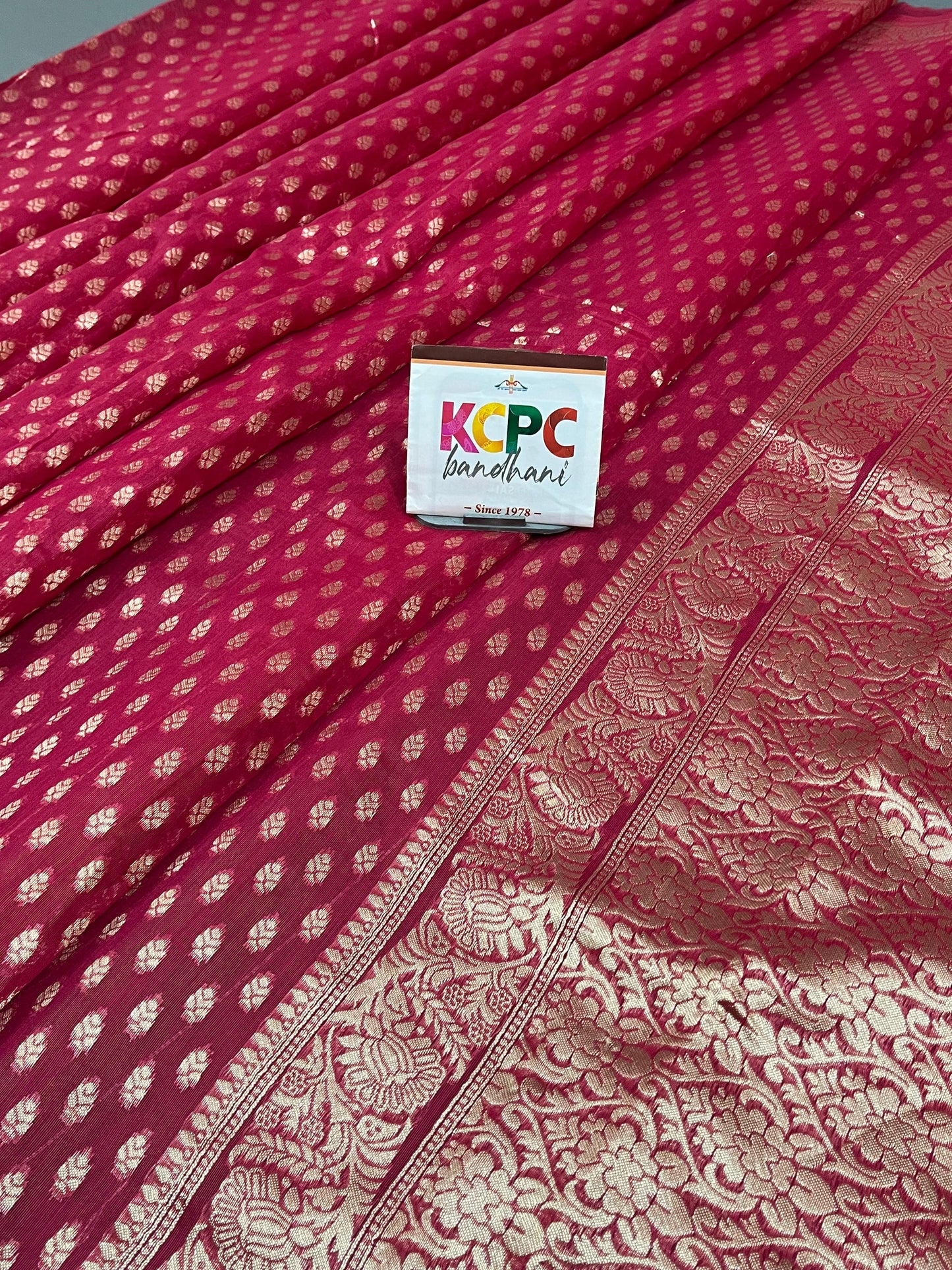 New Cotton Silk Banarasi Khaddi Weaving Party Wear Jaipuri Saree with blouse swa