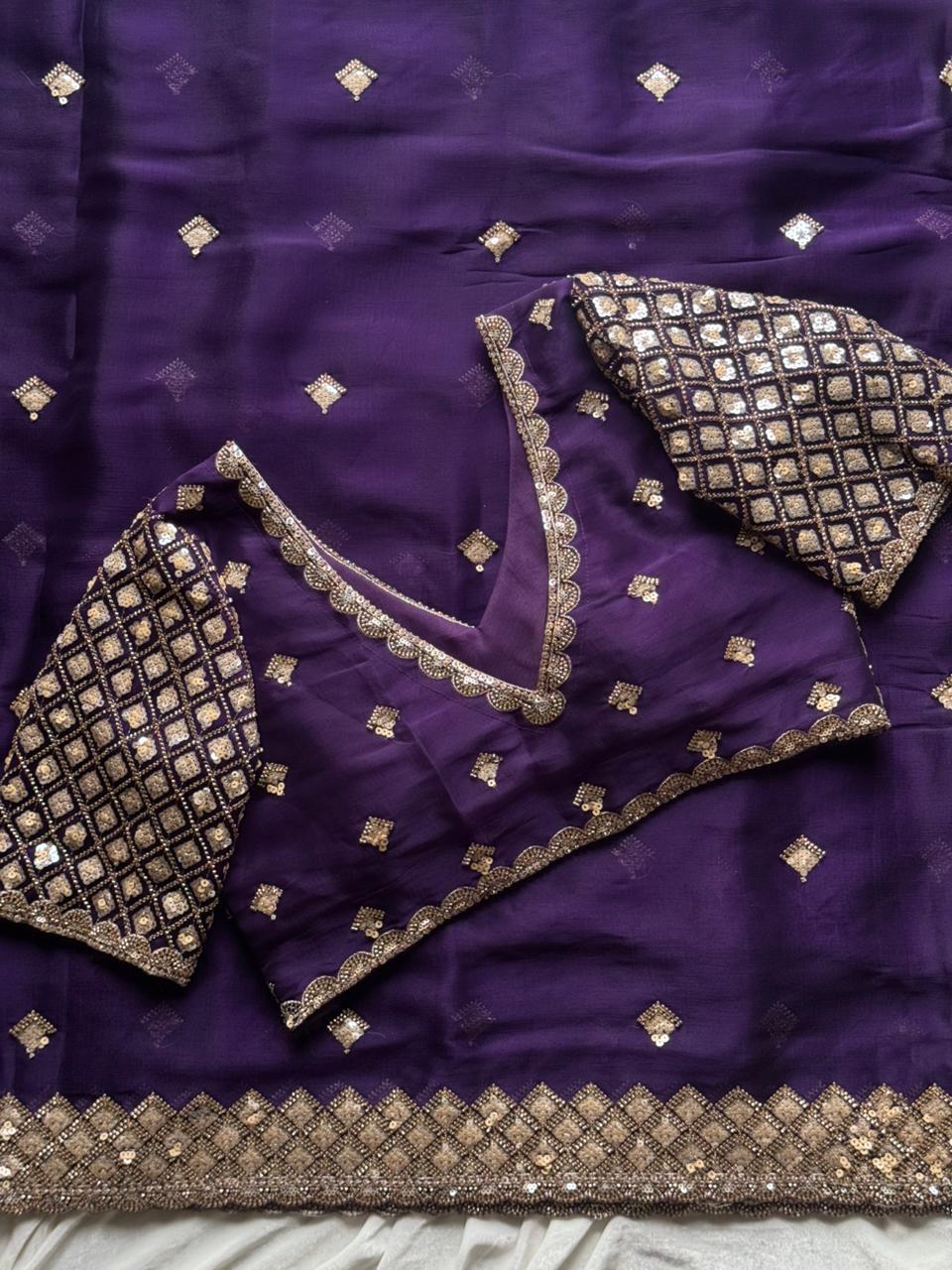 Exclusive & premium arrival truepurplebeedsarees😍♥️