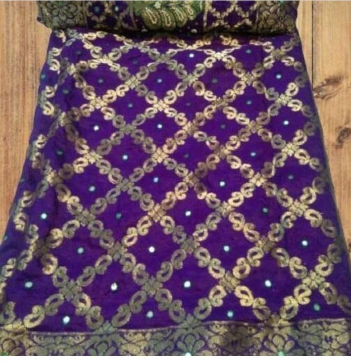 Latest gharchola banarasi silk fabric with full heavy zari work saree kml