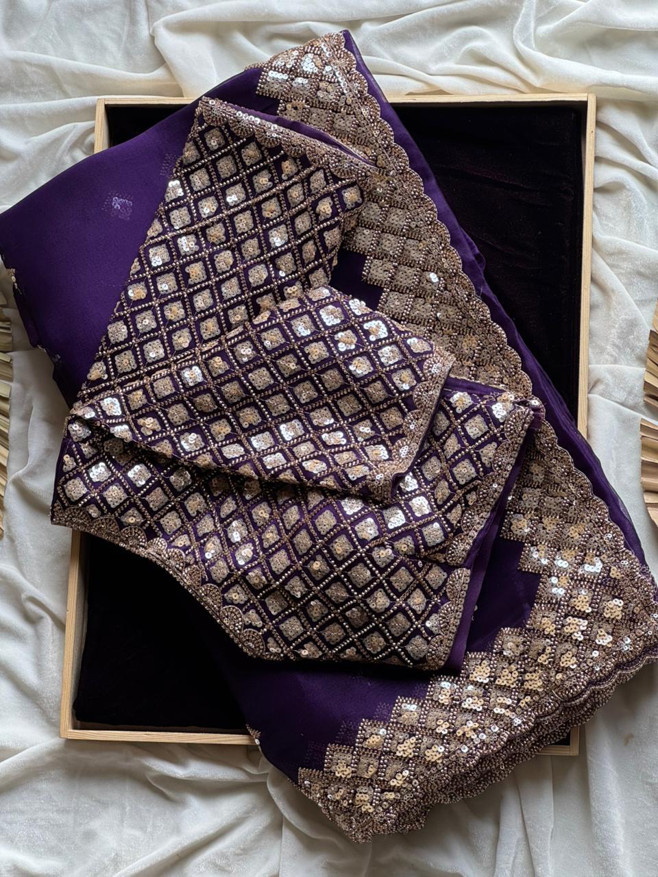 Exclusive & premium arrival truepurplebeedsarees😍♥️