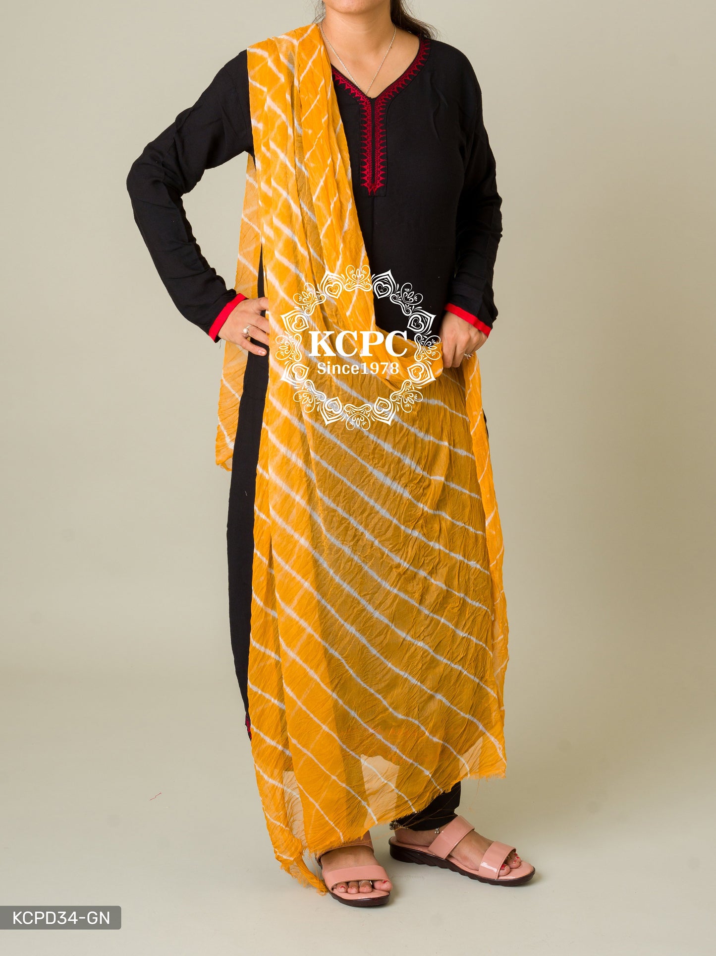 Kcpc Originals Handmade Chiffon Leheriya Dupattas Dupatta