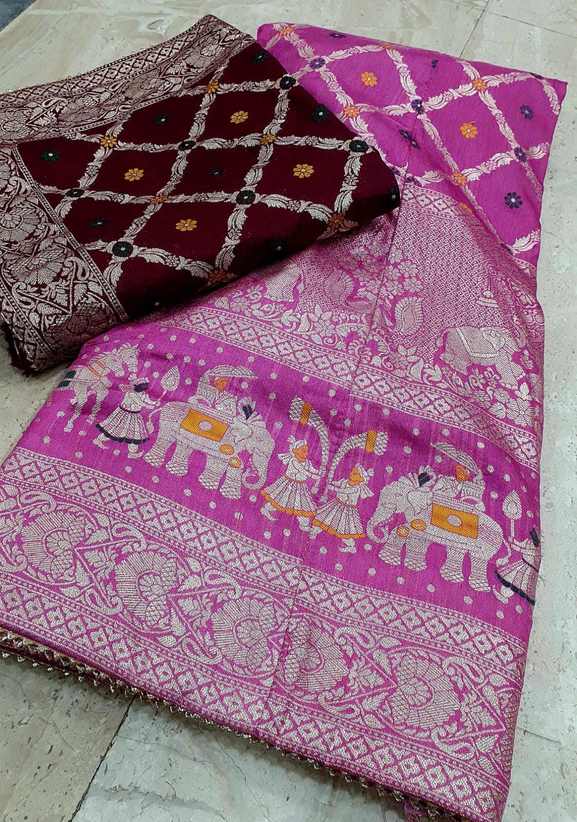 Pure banarasi dolo silk lehenga