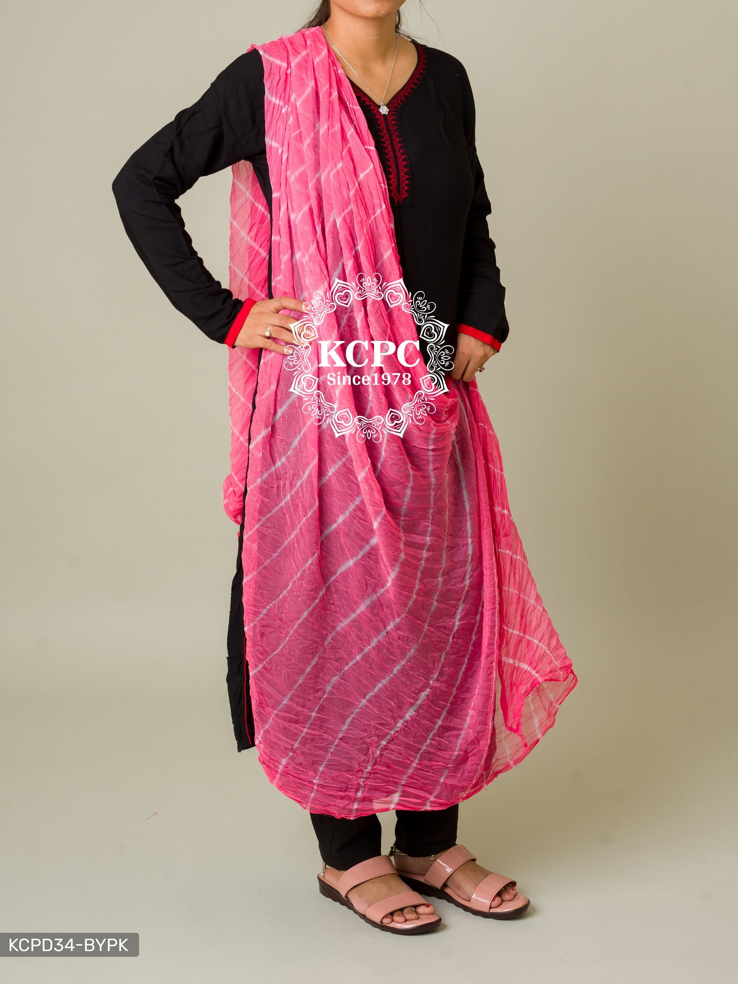 Kcpc Originals Handmade Chiffon Leheriya Dupattas Dupatta