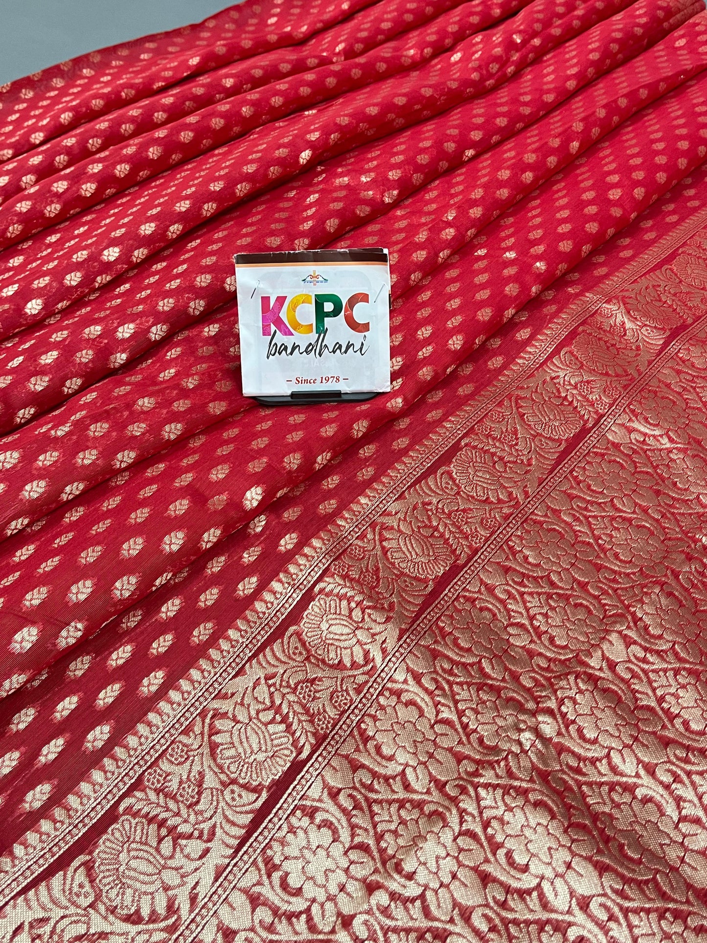 New Cotton Silk Banarasi Khaddi Weaving Party Wear Jaipuri Saree with blouse swa