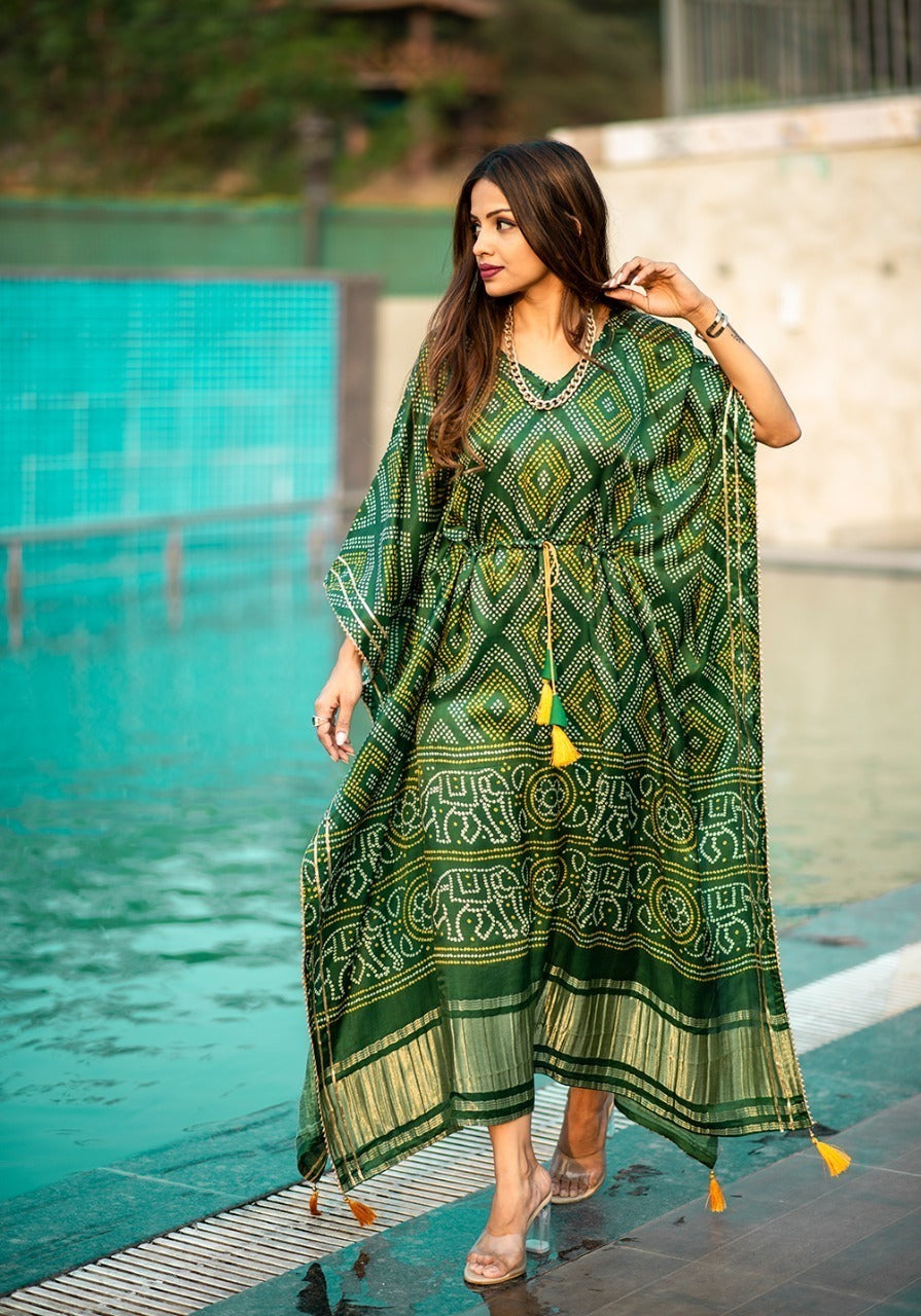 Designer silk clearance kaftans