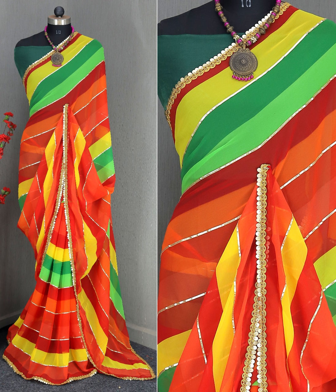 Casual Wear Zari Border Saree at Rs 8900/piece in Bengaluru | ID:  12253952248