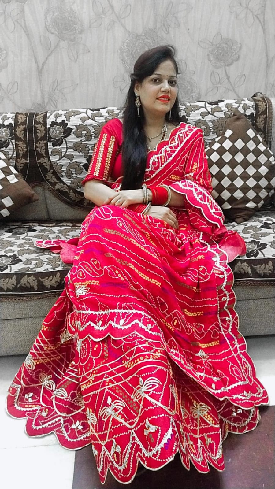 Chunri and Lehenga Designer Dress/Navratri Special Dress/Multicolour/Set of  2 / Size: 3inch RK_951 - Amamani Online Shopping