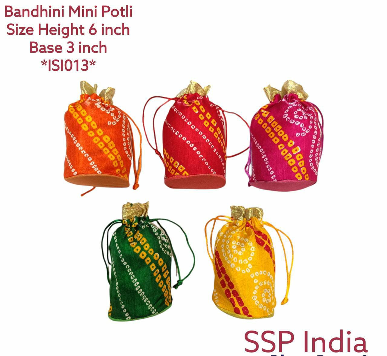 Bandhini Print Mini Poli.a Set Of 72Pcs Or Kcpc Return Gifts