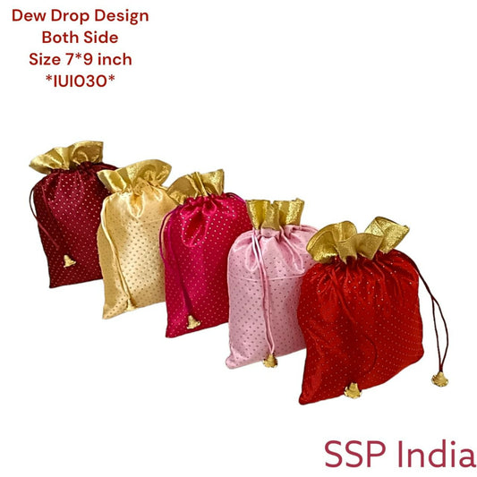 Dew Drop Design 7*9 Inchboth Side(50Pcs) Or Ssp Return Gifts