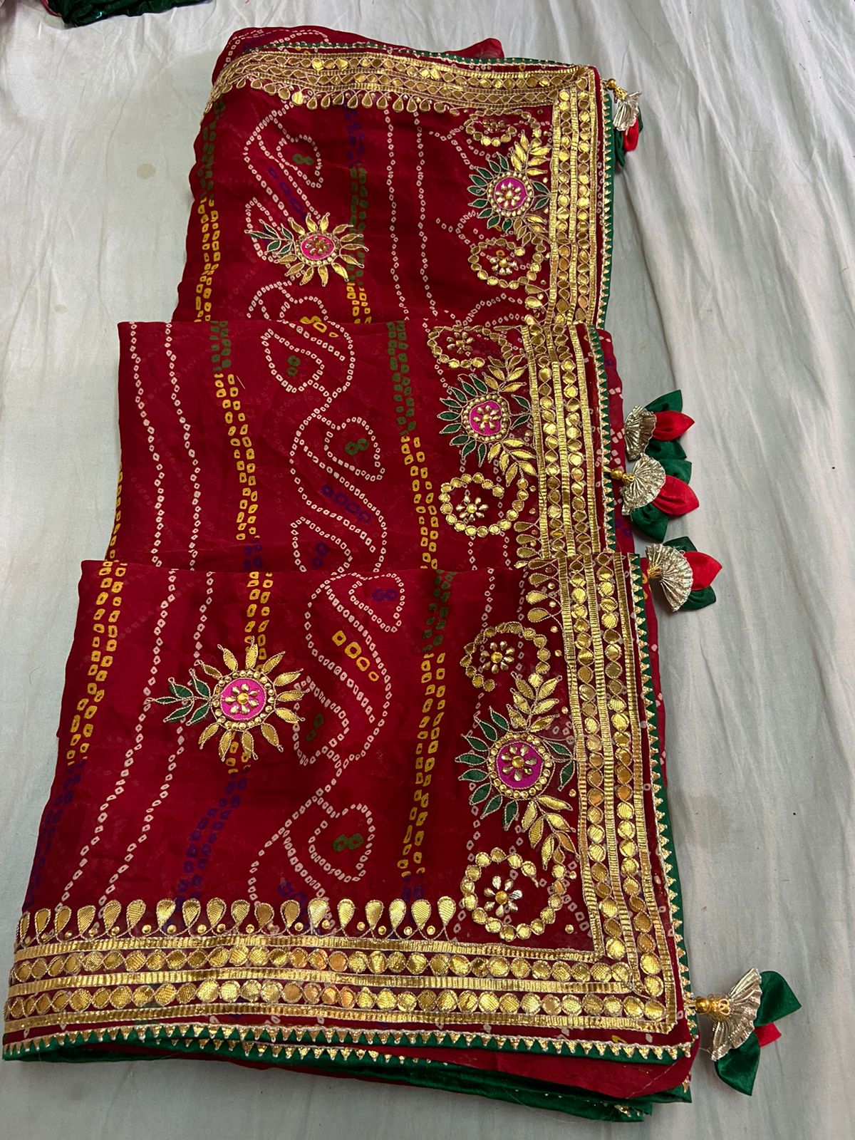 Jaipuri Chunri saree