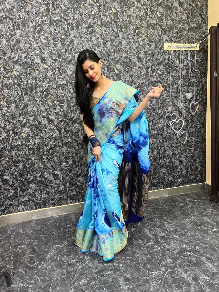 Shibori Sarees