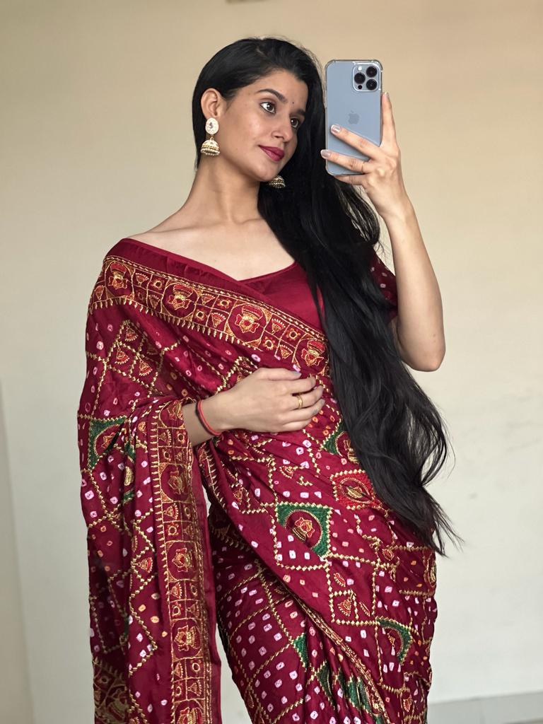 SHAREE STYLE: How to drape Gujarati Style Saree