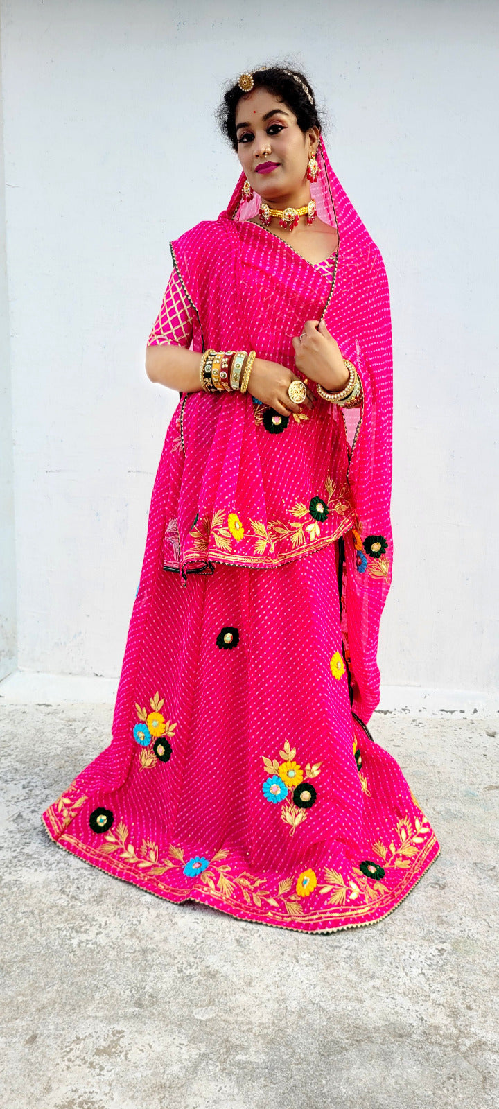 Maharani Embroidered Designer Lehenga Choli With Designer Dupatta SNT- –  Saris and Things