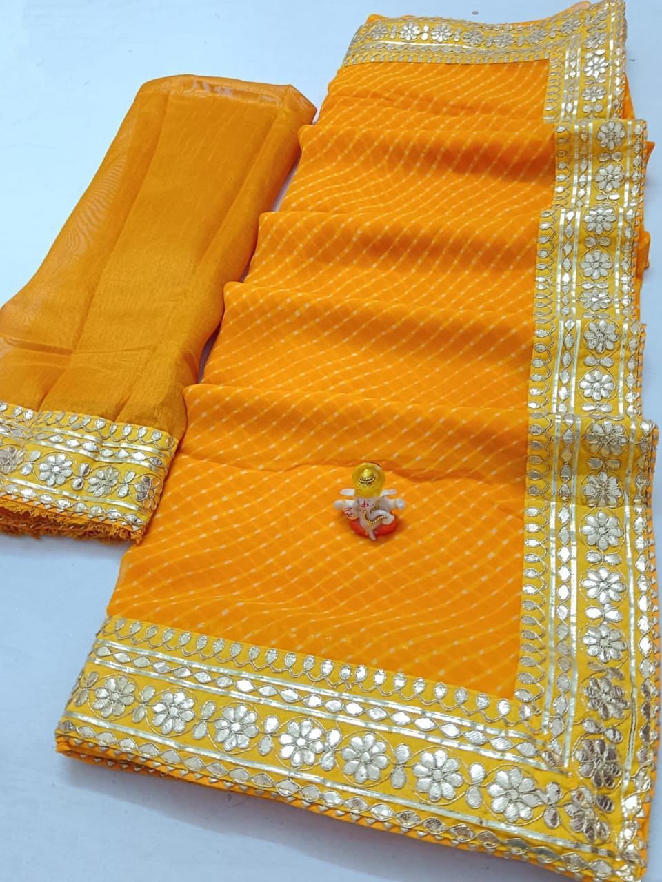 Gota Patti Saree, Indian Traditional Georgette Saree and Blouse, Designer  Saree, Heavy Gota Work Saree, Party Wear Saree for Women, Dresses - Etsy  Norway