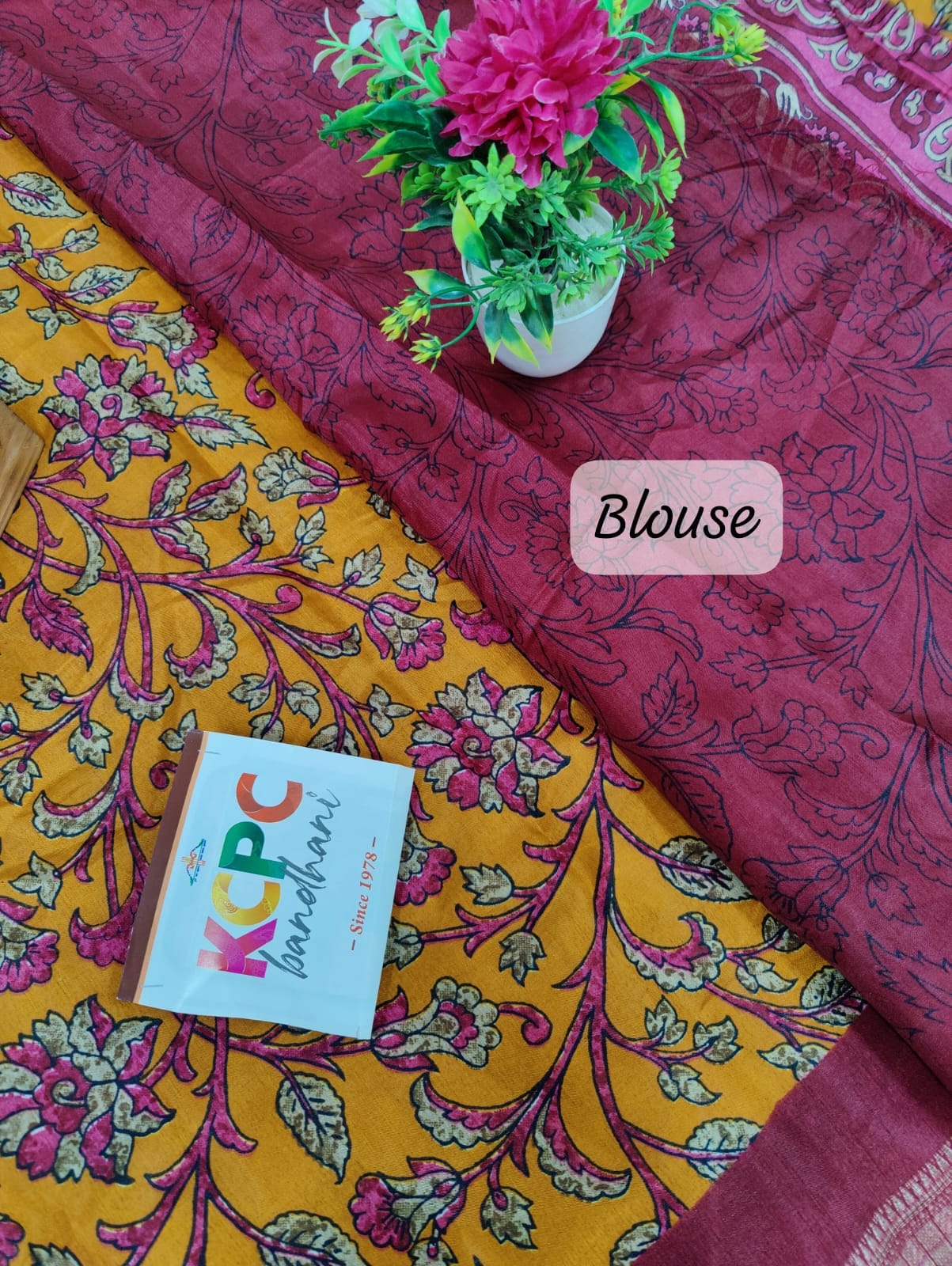 New Launching Pure Dola With Printed Design Flower Design Saree Kcpc Or