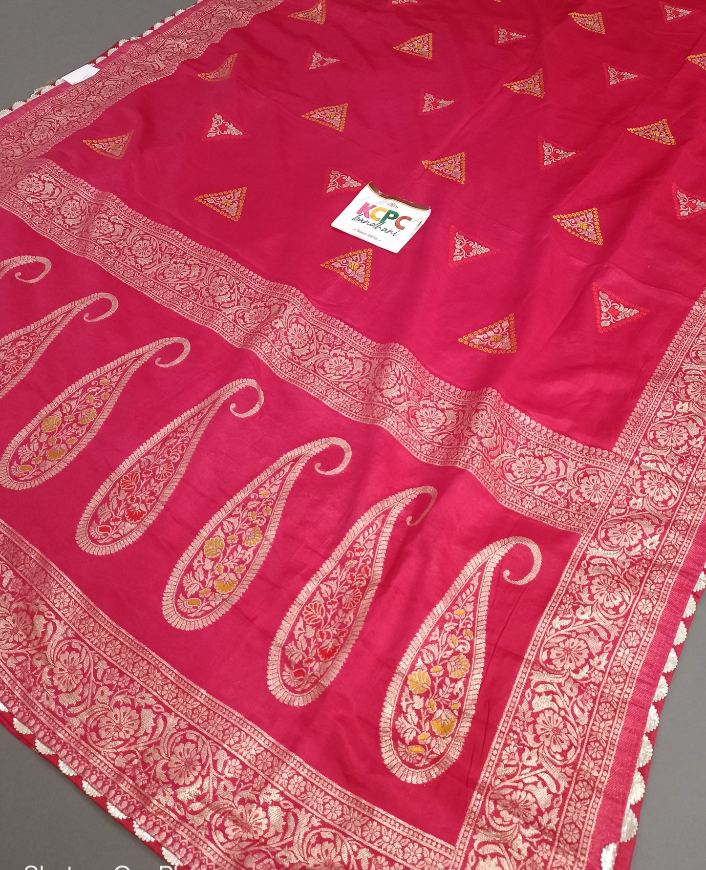 New Upada Banarasi Ghatchola Saree