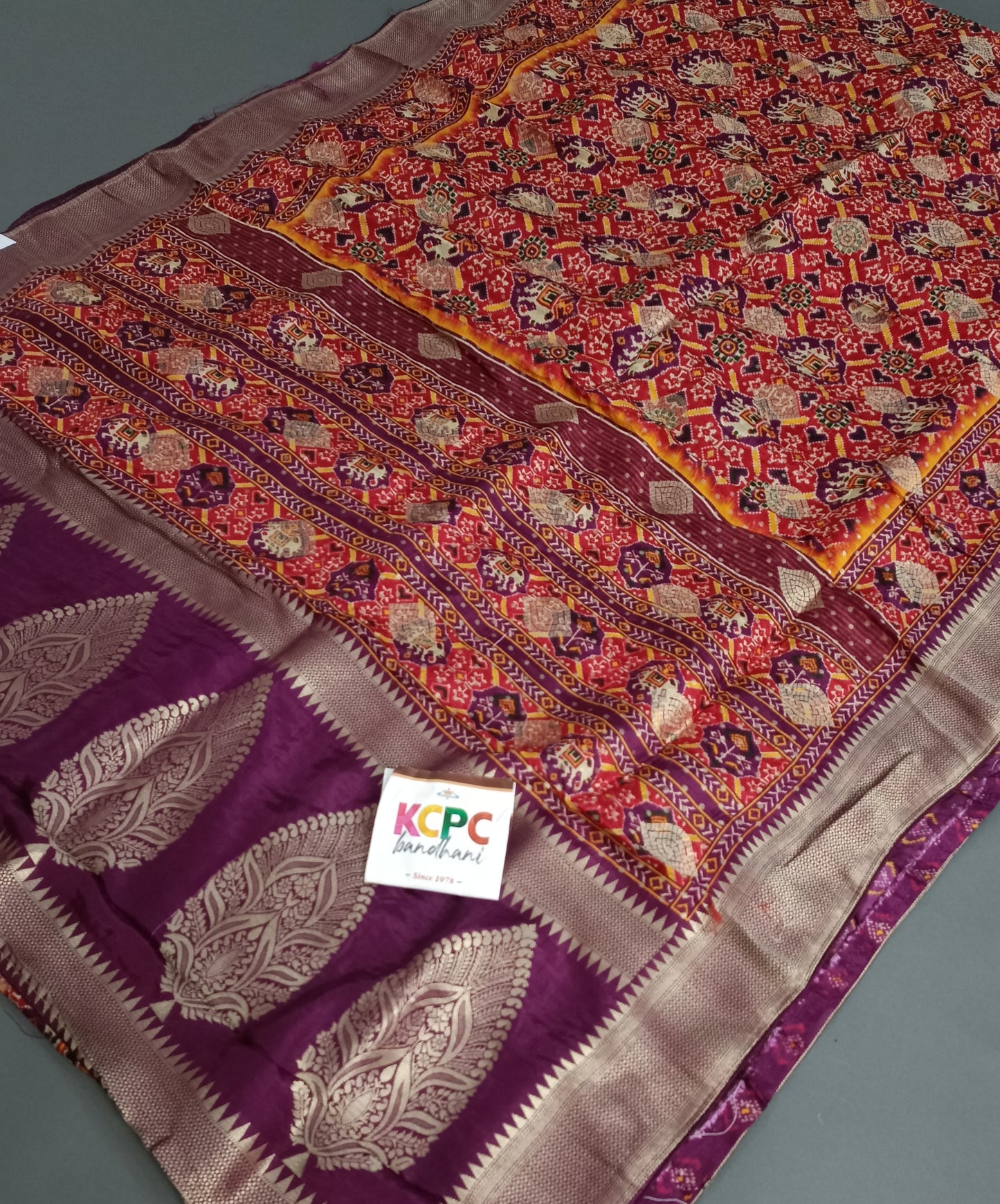 Patola saree Design with pure Banarasi handloom fabric