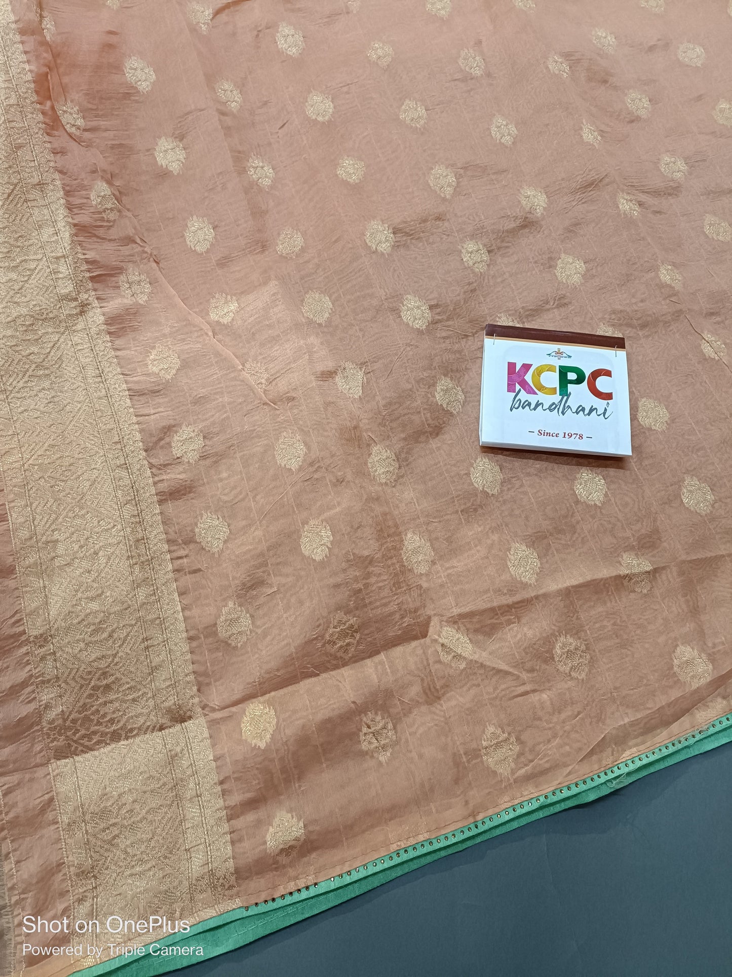 Pure khadi cotton silk fabric with floweral under print saree