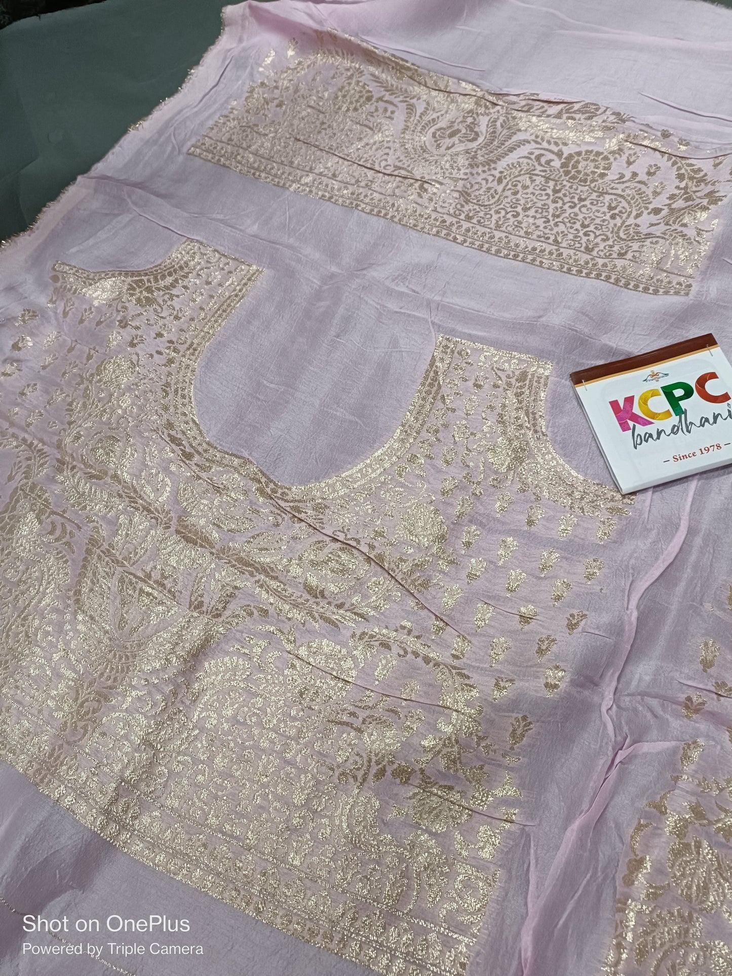 Pure Georgette fabric with gotapatti work saree