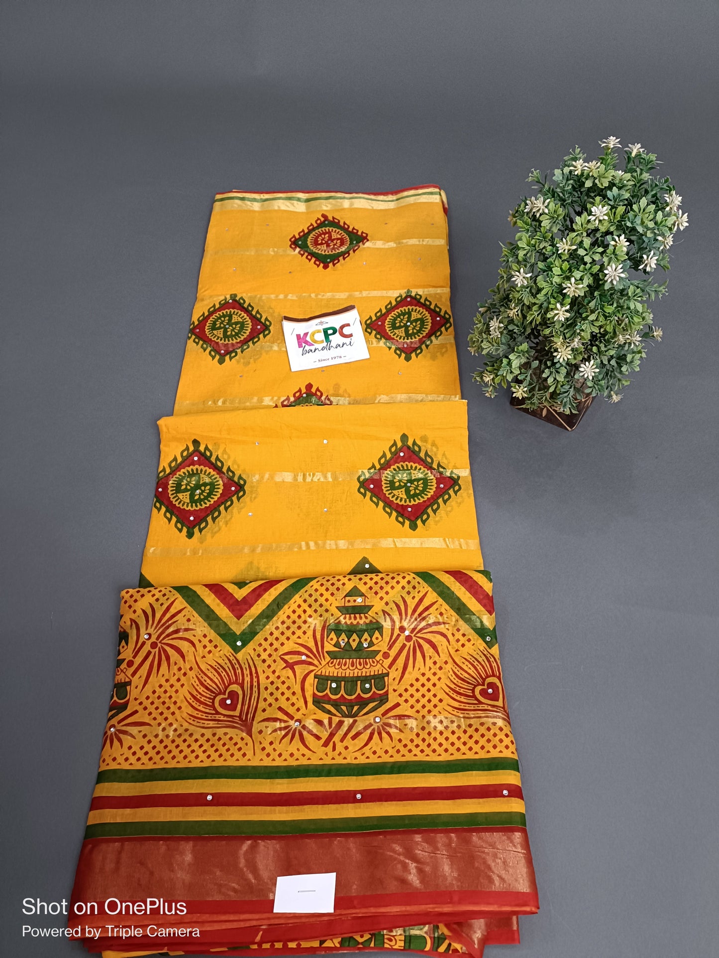 Cotton Ghatchola Bikaneri Sarees , OR, kcpc