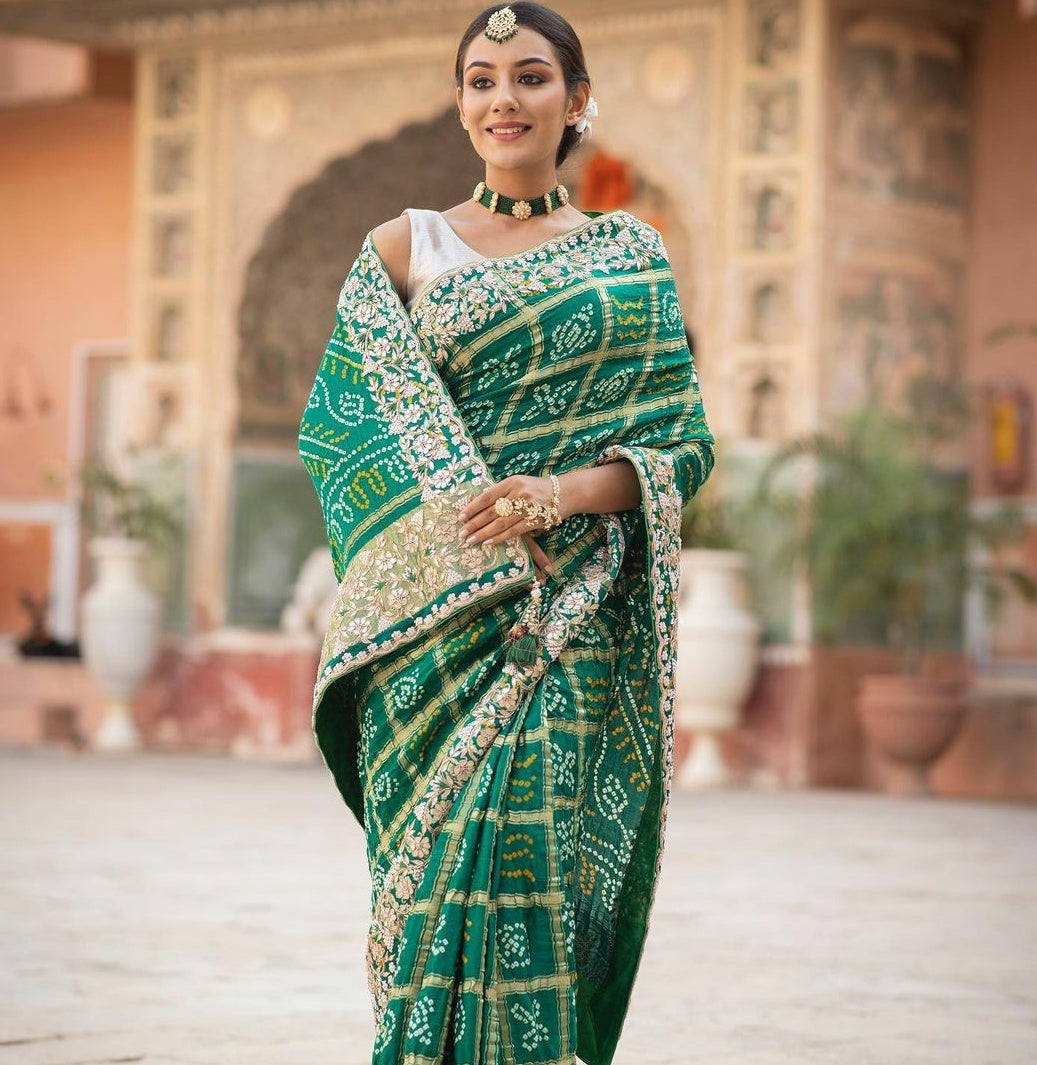 Gajji silk outlet saree online