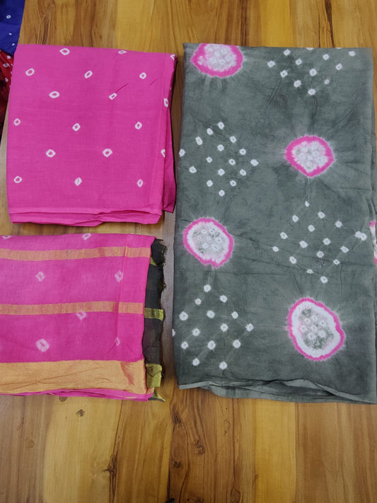 Latest Jaipur cotton bandhej Salwar suit material