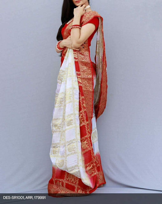 Bahubali Pure Viscos Bridal Sarees* - KcPc Bandhani